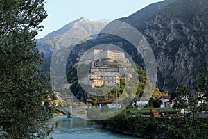 Bard fortress from the river photo