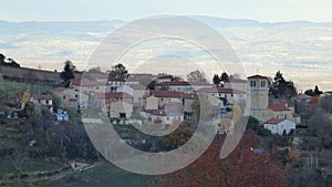 Bard, a village in livradois forez, auvergne, france