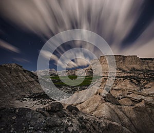 Bardenas night