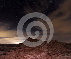 Bardenas night