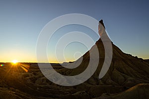 Bardenas Reales is a Spanish Natural Park