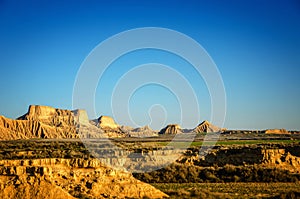 Bardenas Reales is a Spanish Natural Park