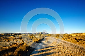 Bardenas Reales is a Spanish Natural Park