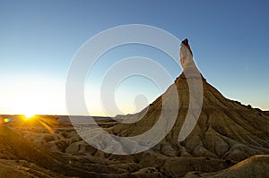 Bardenas Reales is a Spanish Natural Park