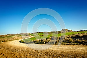 Bardenas Reales is a Spanish Natural Park