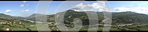 Bardi - parma panoramic view photo