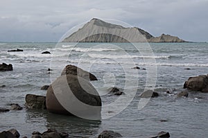 Bare Island (Motu-O-Kura). Hawke's Bay. New Zealand