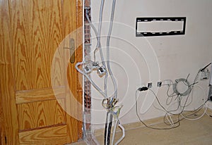 Bare Wires In A House