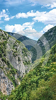 Barea in the Abruzzo mountains background