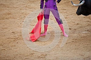 The barefoot bullfighter photo