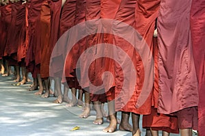 Barefoot monks photo