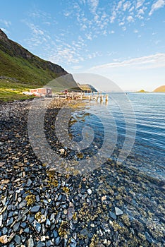 Barents Sea in Finnmark, Norway