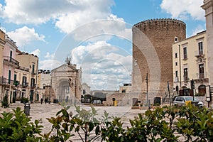 Baresana gate in downtown Bitonto, Italy