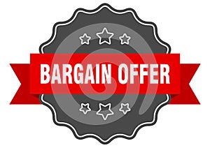 bargain offer label