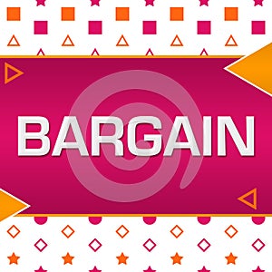 Bargain Pink Orange Basic Shapes Triangles