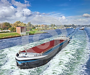 Barge on the Amsterdam