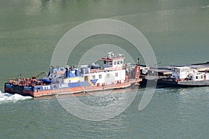 Barge at Danube