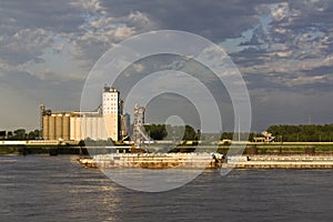 Barge on Missisipi