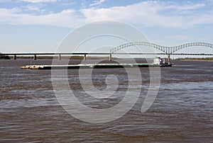 Barge On The Mississippi