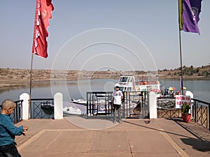 On 30/12/2017 Bargi Dam On Narmada River in Madhya pradesh.