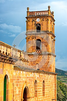 Barichara Cathedral Tower