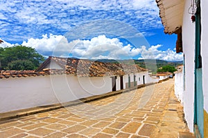 Barichara, Colombia and Blue Sky photo