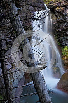 Baring Falls, Glacier National Park, Montana,USA