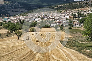 Barisciano, old town in Abruzzi Italy