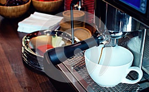 Barista Coffee Brewing