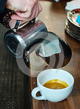 Barista Coffee Brewing