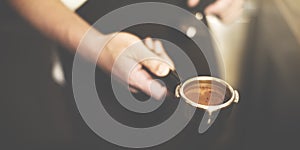 Barista Coffee Brewing Grind Professional Concept