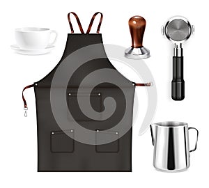 Barista Equipment Realistic Set