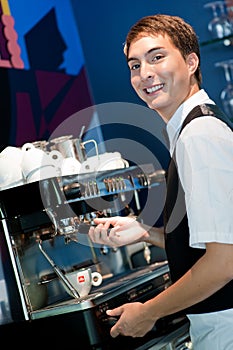 Barista Making Coffee