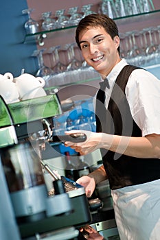 Barista Making Coffee