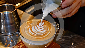 A Barista\'s Craft: Perfect Pour Latte Art