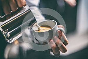 Barista at work photo