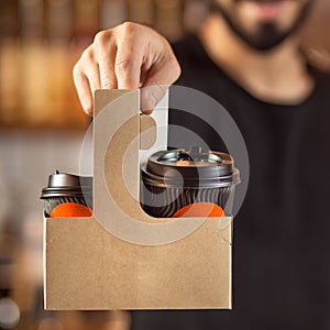 barista is working in coffee shop