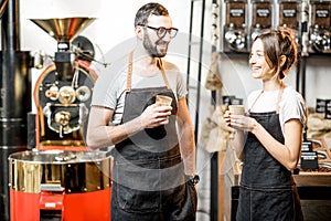 Baristas at the coffee shop