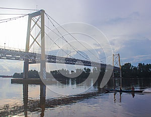 The Barito Bridge, Indonesia