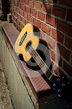 Baritone Ukulele Brick Wall