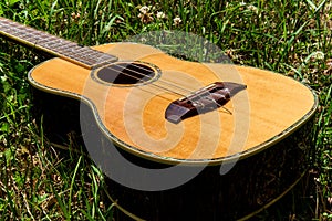 Baritone Ukulele Guitar Grass