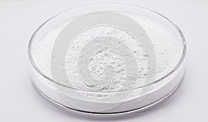 Barium sulfate, a white crystalline solid with the chemical formula BaSOâ‚„, is used as a contrast agent during x-ray procedures