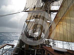 Bark Europa on the Drake Passage