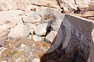 Barker Dam in Joshua Tree National Park CA USA