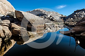 Barker Dam Reflecting Boulders