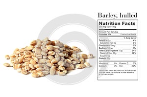 Barley grain seeds