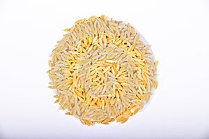 Barley noodle from traditional Turkish cuisine - arpa sehriye