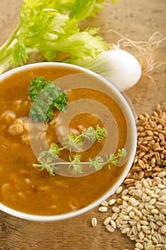 Barley soup