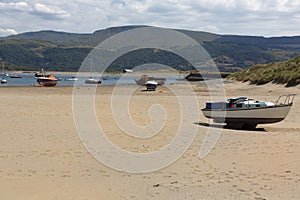 Barmouth estuary, North Wales, UK