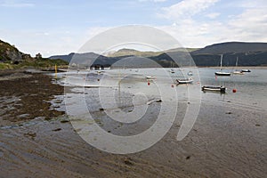 Barmouth estuary, North Wales, UK